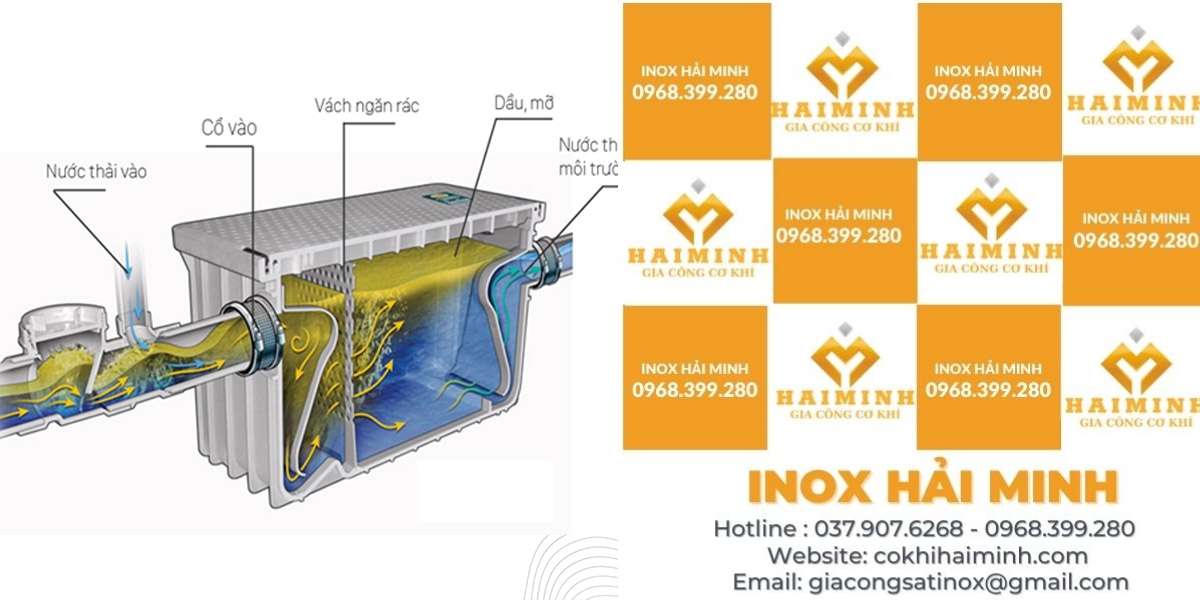 Cấu tạo của bể tách mỡ