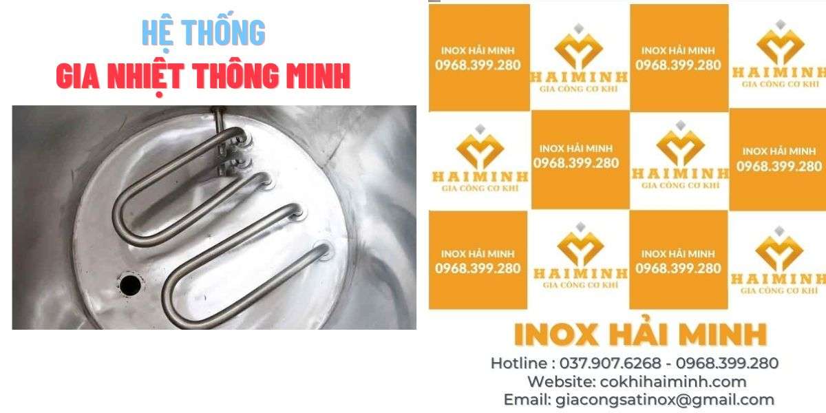 Nồi nấu cánh khuấy với hệ thống gia nhiêt thông minh