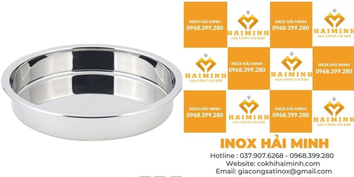 khay inox tròn