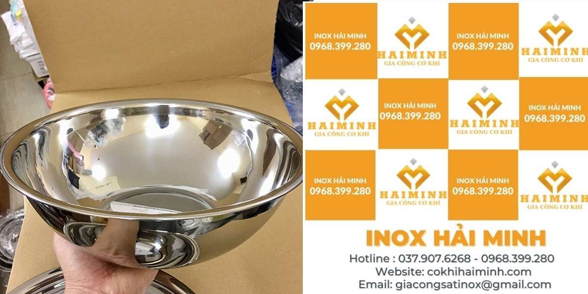 thau inox 304 cao cấp 30cm