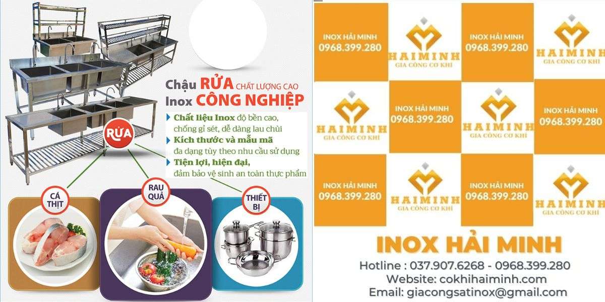 Chậu rửa công nghiệp đa năng rửa rau củ quả, thịt cá