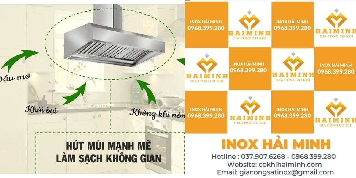 Chụp hút khói công nghiệp giải pháp hiệu quả cho không gian làm việc sạch sẽ và thoáng mát