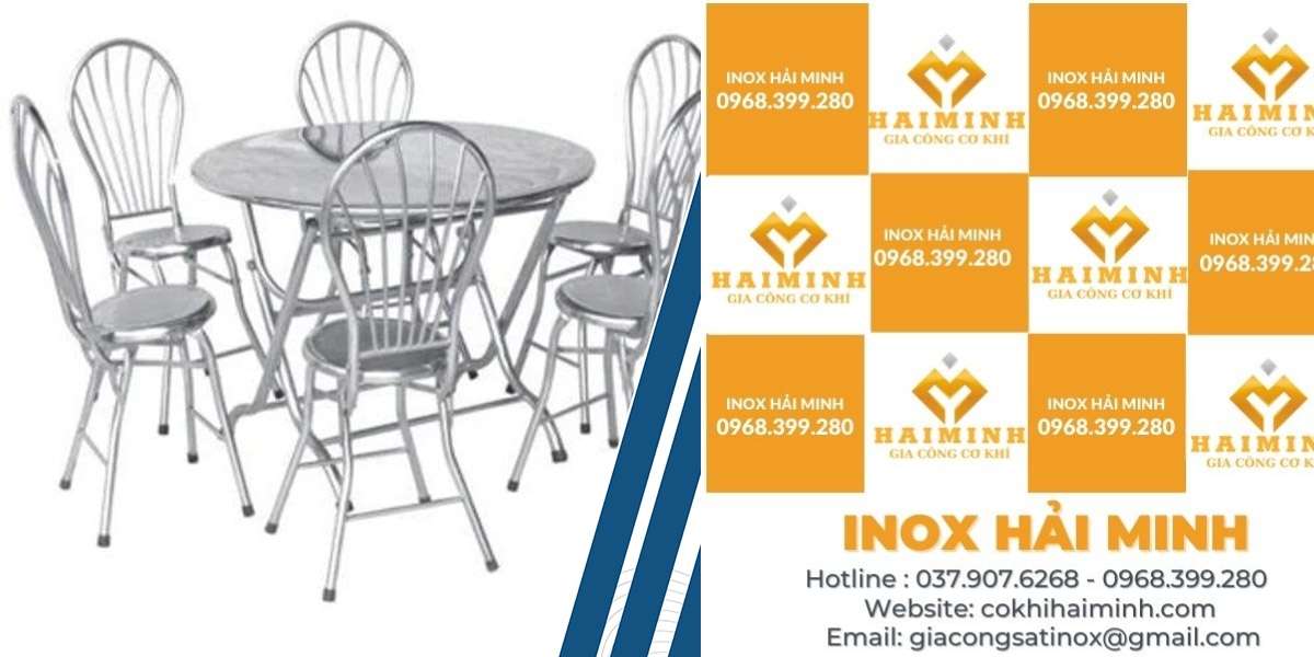 Xưởng gia công bàn, ghế inox, bàn ghế sắt, bàn ghế cafe 32