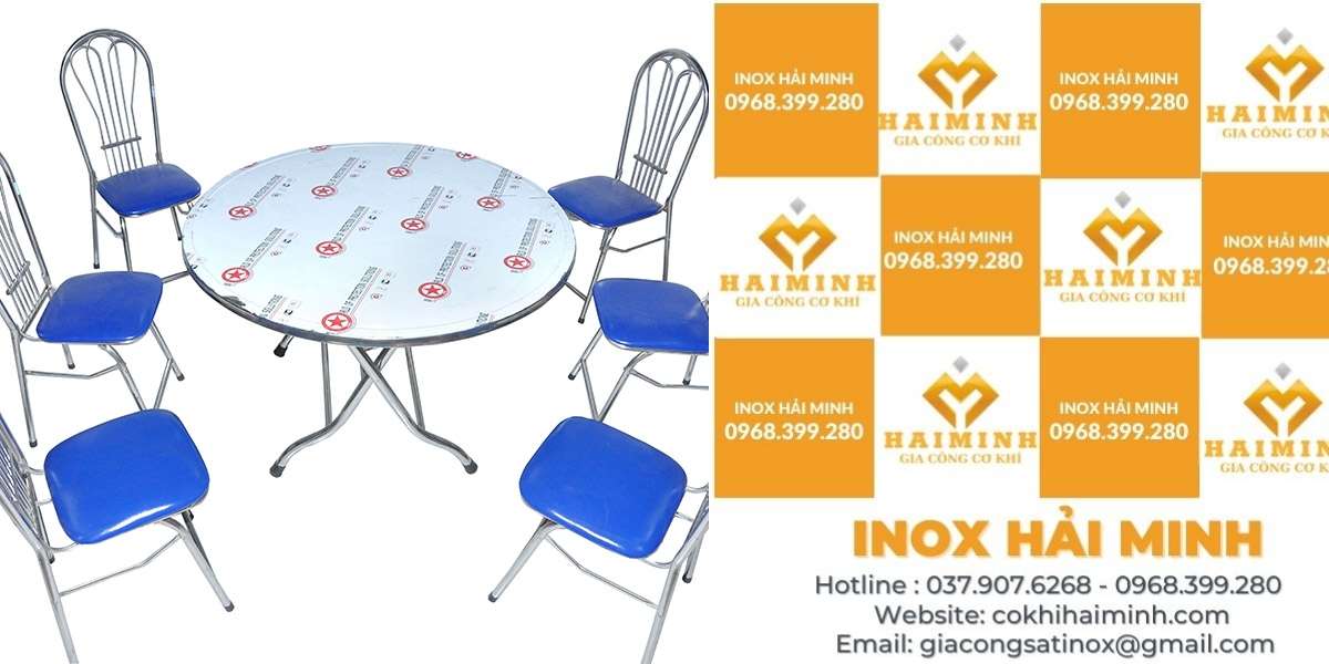 Xưởng gia công bàn, ghế inox, bàn ghế sắt, bàn ghế cafe 19