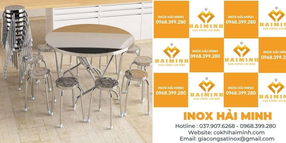 Xưởng gia công bàn, ghế inox, bàn ghế sắt, bàn ghế cafe 17