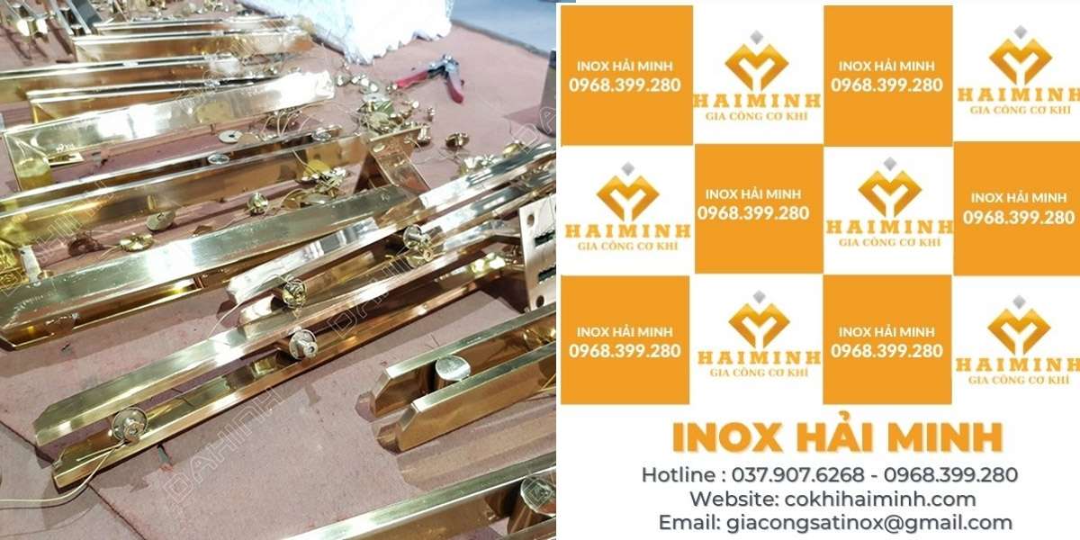 15+ mẫu lan can inox mạ vàng đẹp, sang trọng, hiện đại 9