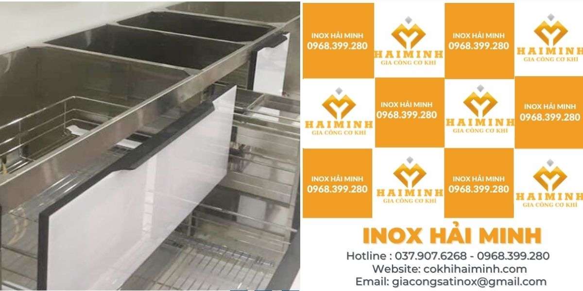 Báo giá gia công tủ bếp inox công nghiệp trọn gói 18