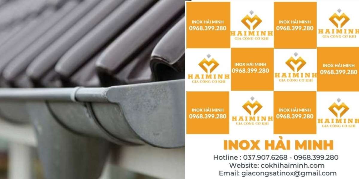 Cấu tạo của máng xối inox.