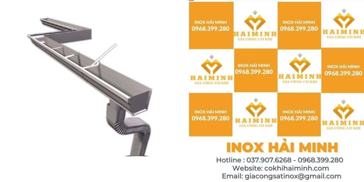 Máng xối inox vuông