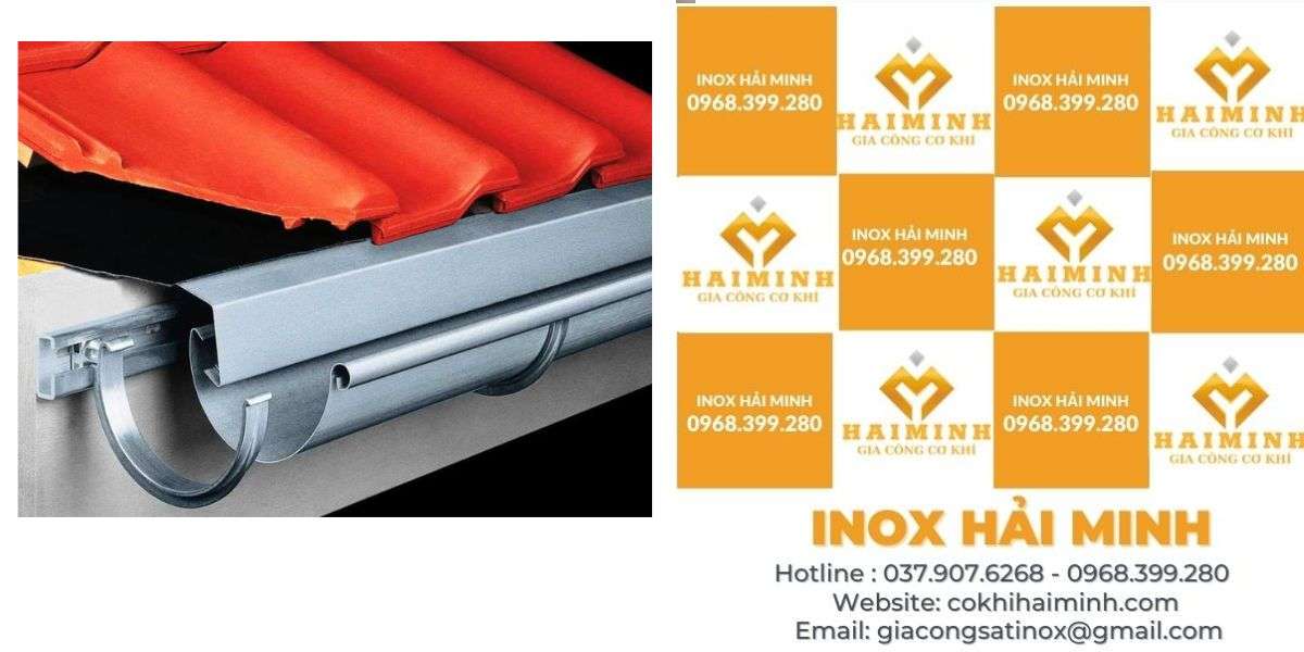 Máng xối tròn inox 304