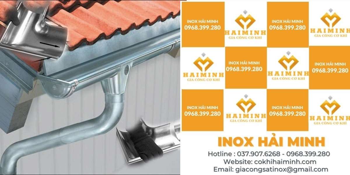 máng xối inox 304