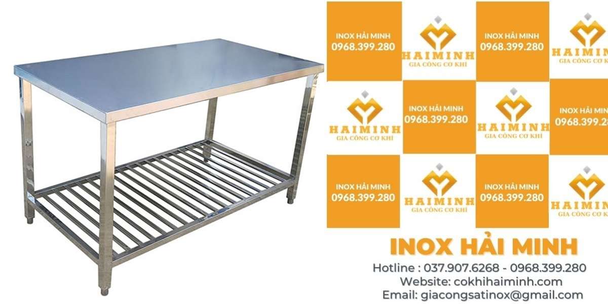 bàn chặt inox