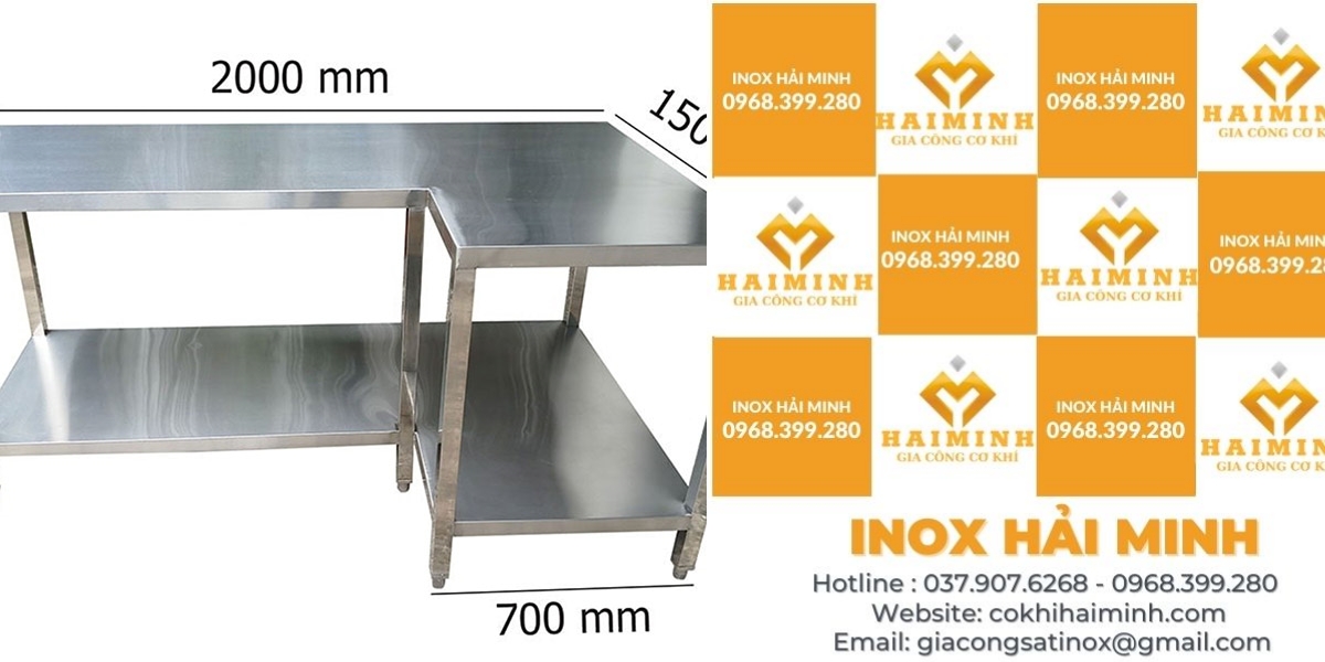 bàn sơ chế inox