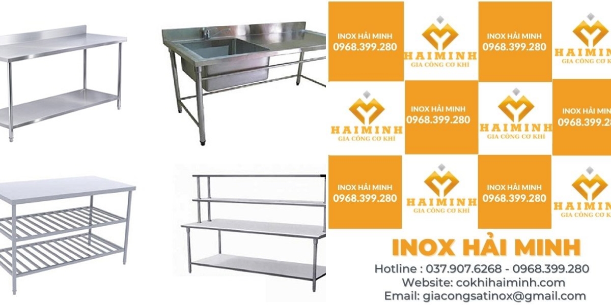 bàn sơ chế thực phẩm inox