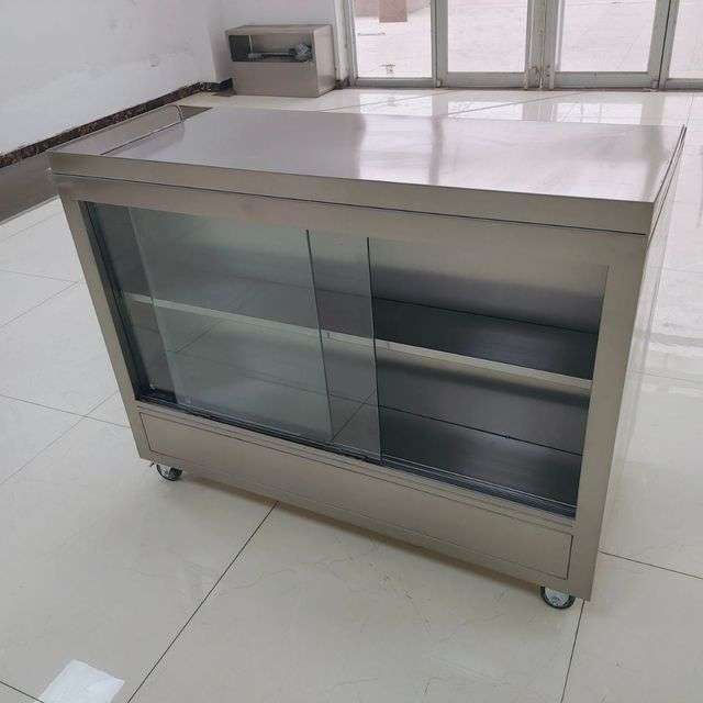 tủ inox y tế 2 cửa 2 ngăn kéo 1200x600x930mm 22