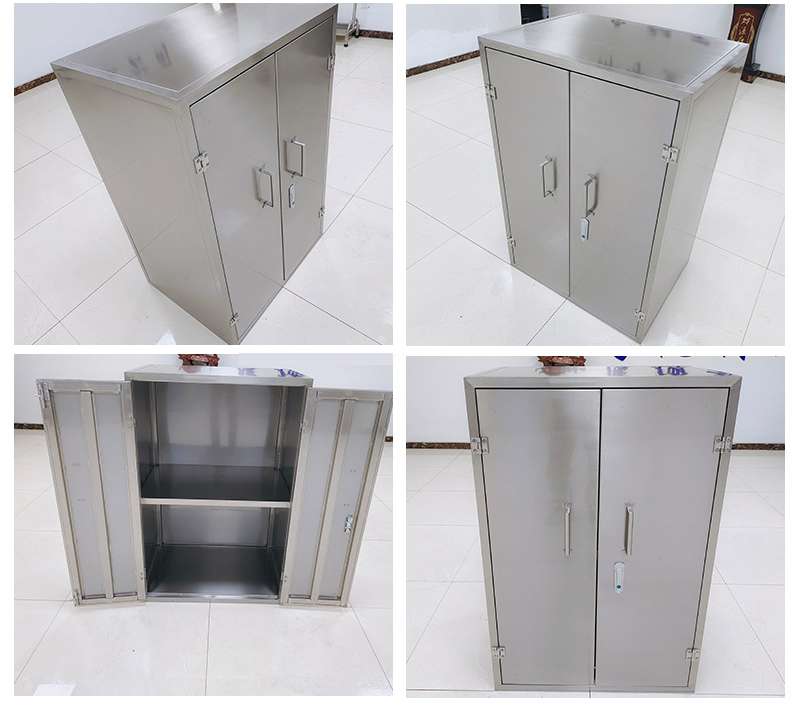 Tủ thuốc inox 2 cánh cửa 800x600x1200mm 8