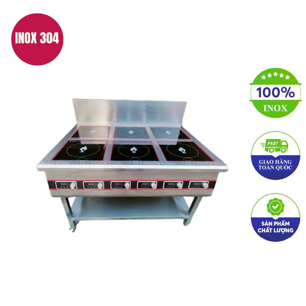 bếp âu điện từ 6 họng 5kw