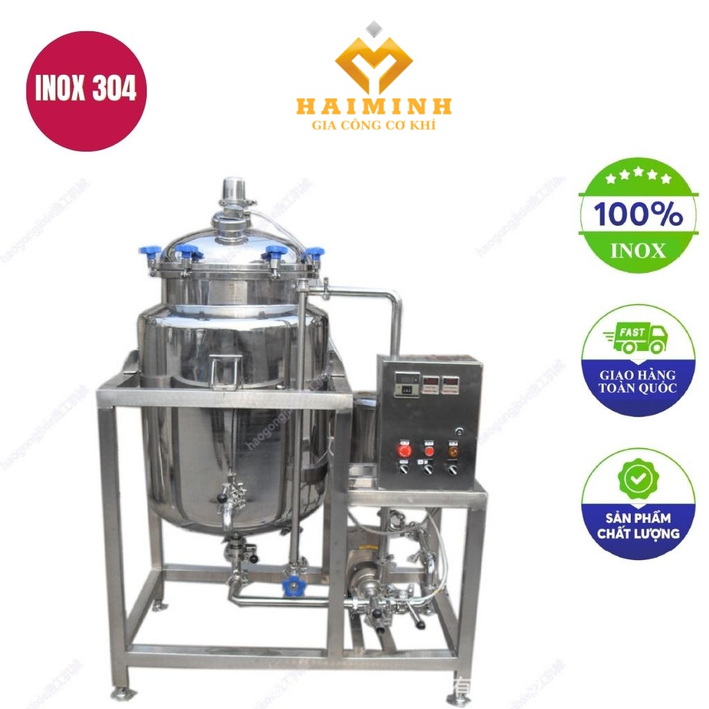 bồn khuấy sữa tiệt trùng 300l