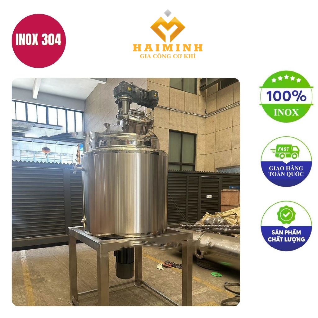 bồn khuấy trộn nhủ hóa 1000l