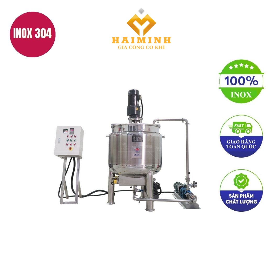 bồn khuấy trộn nhủ hóa 500l