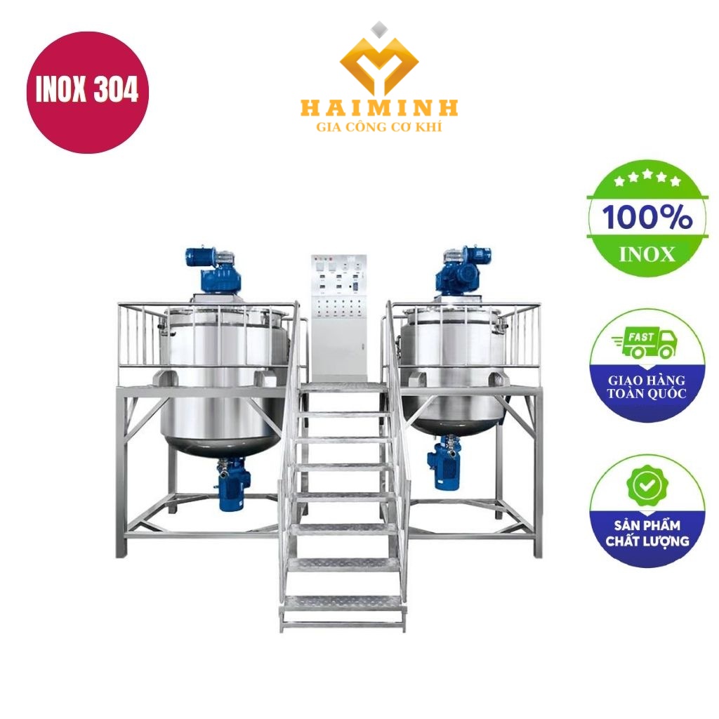 bồn khuấy trộn nước rửa chén 1000l