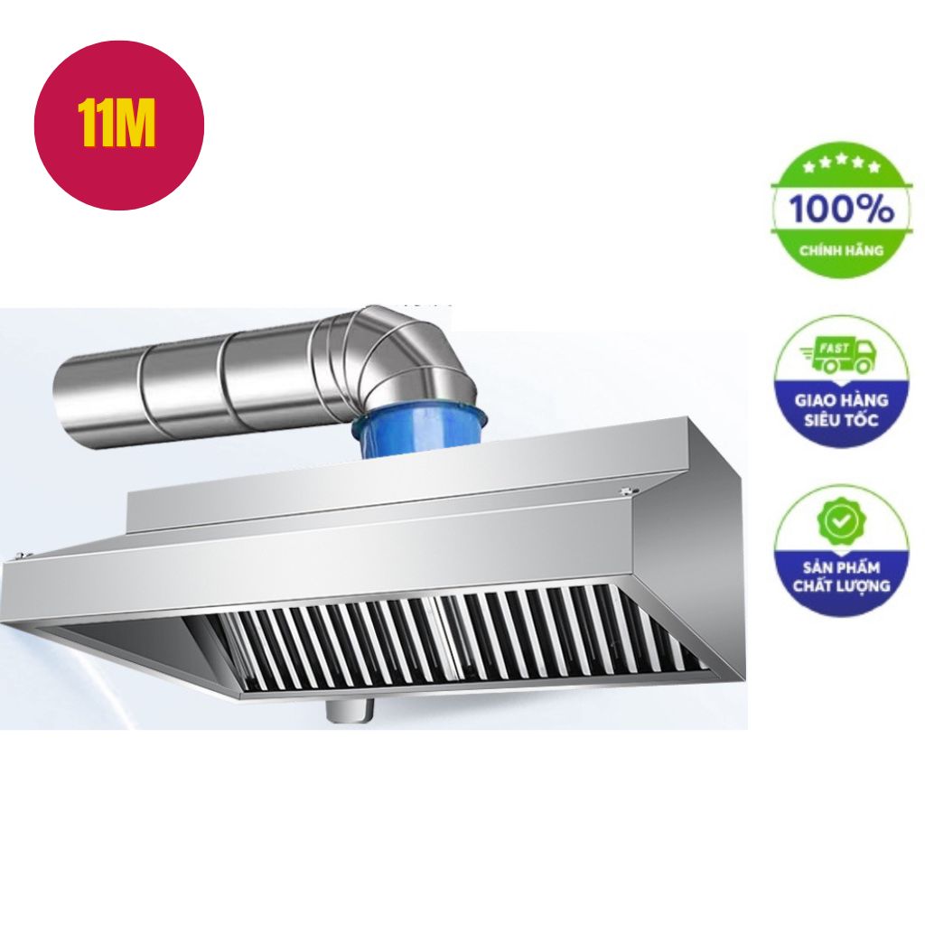 chụp hút khói inox 11m