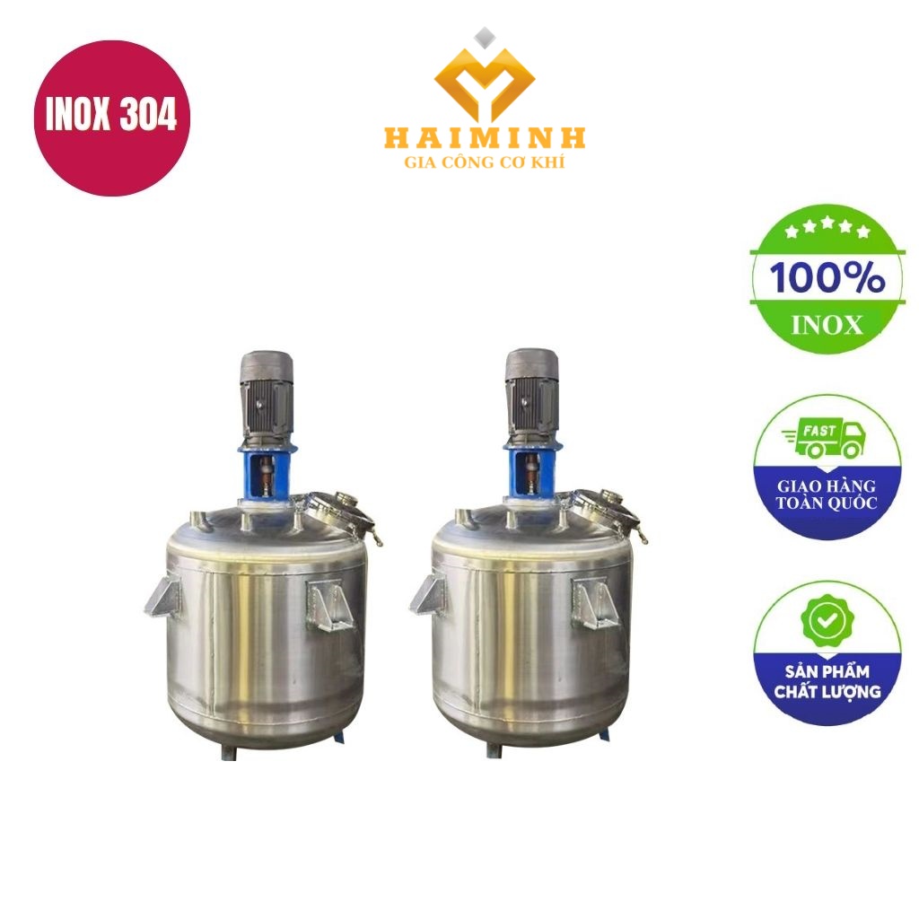 nồi nấu kẹo có cánh khuấy 2 lớp 500l