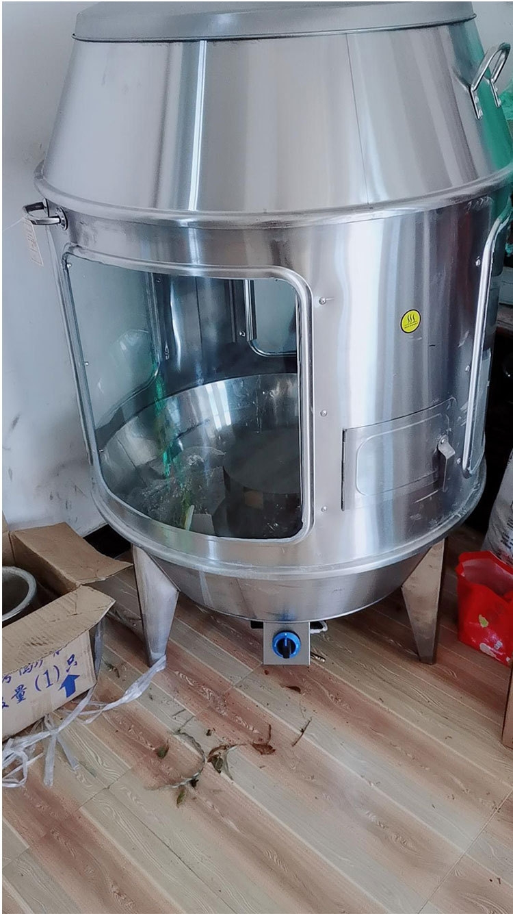 Lò quay vịt inox có kính bằng than và gas này Sử dụng linh hoạt than và gas Đáp ứng mọi nhu cầu quay nướng, tiết kiệm nhiên liệu