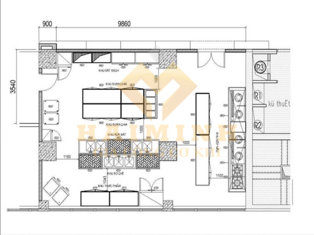 Bản vẽ bếp công nghiệp: Cầu nối giữa ý tưởng và thực tế Bản vẽ bếp công nghiệp: Cầu nối giữa ý tưởng và thực tế