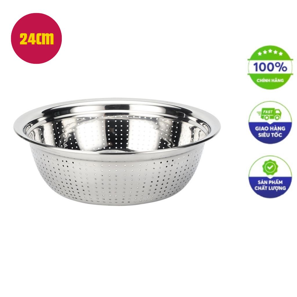 Rổ ben inox 24cm