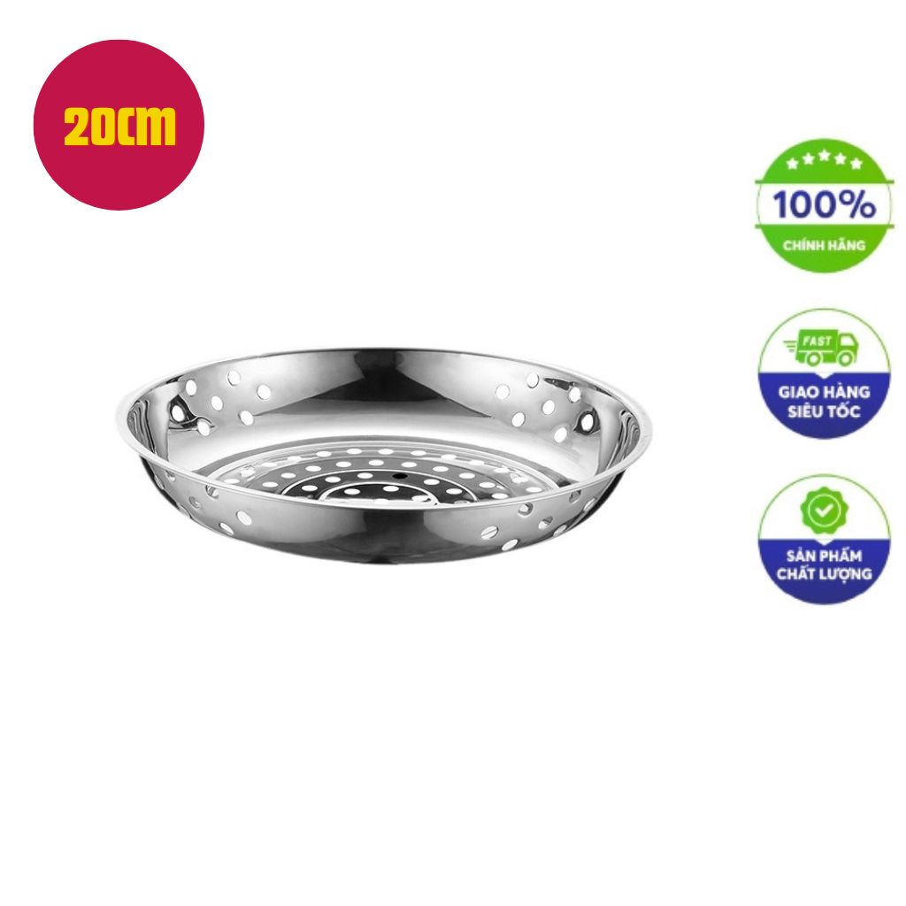 Rổ cạn inox 20cm