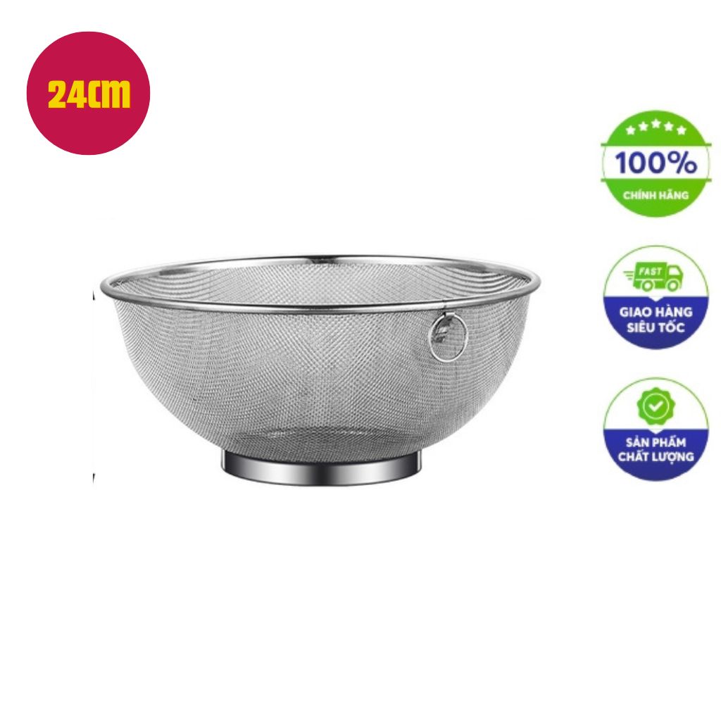 Rổ lưới inox 24cm