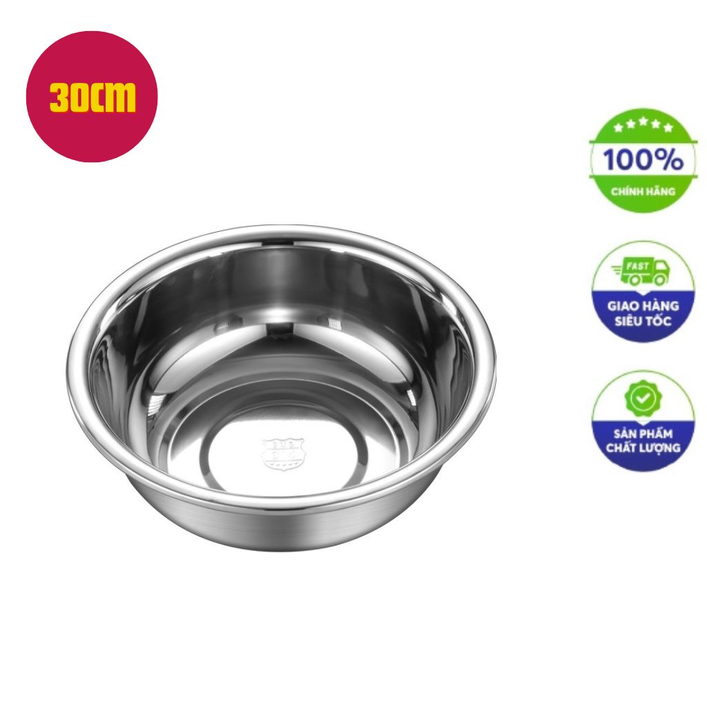 Thau inox sâu lòng 30cm