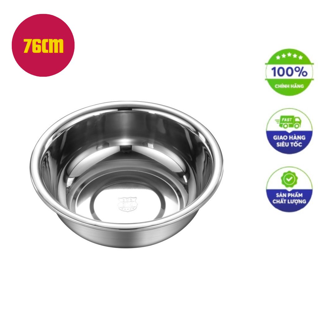 Thau inox sâu lòng 76cm