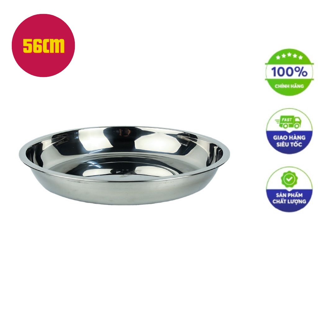Thau inox tròn 56cm