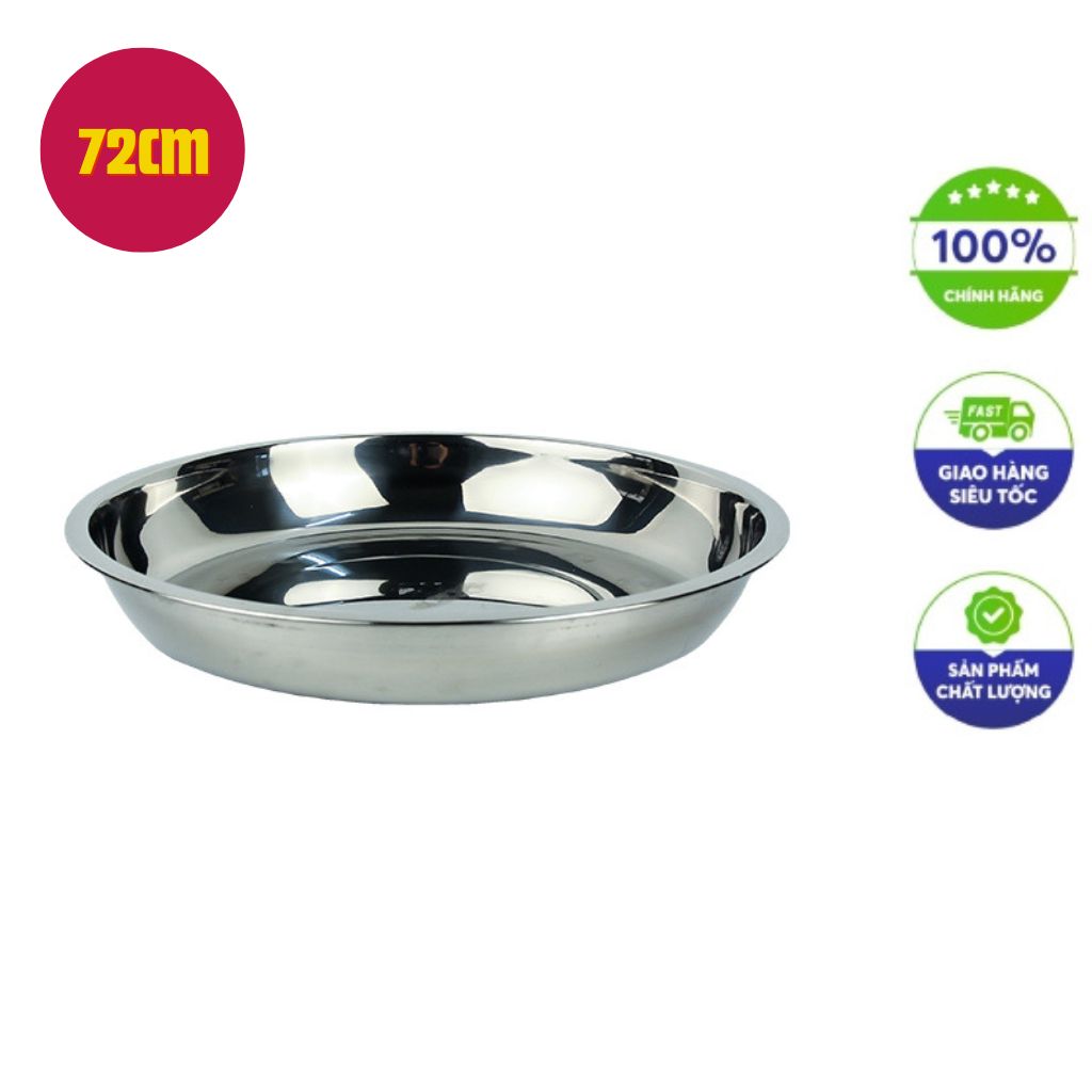 Thau inox tròn 72cm