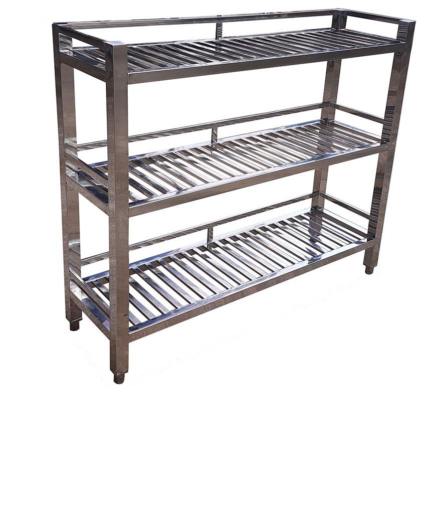 kệ inox 3 tầng
