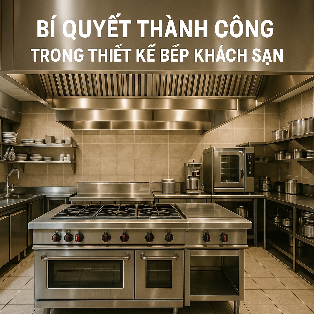 Bí quyết thành công trong thiết kế bếp khách sạn