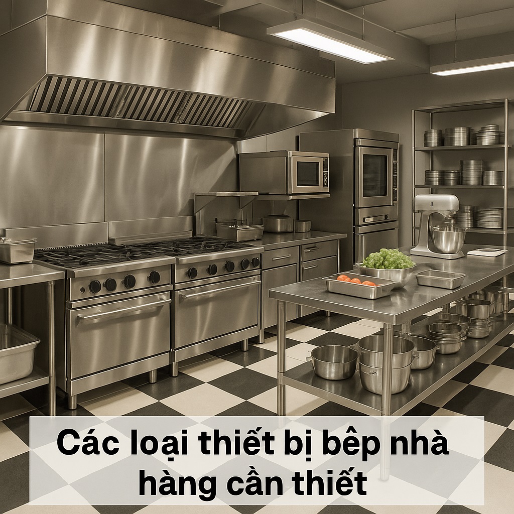 Các loại thiết bị bếp nhà hàng cần thiết Các loại thiết bị bếp nhà hàng cần thiết