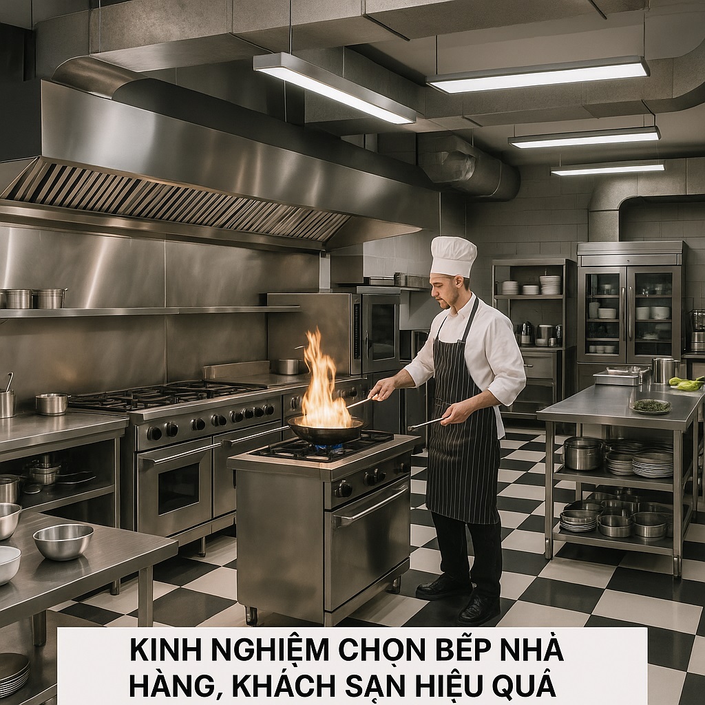 Kinh nghiệm chọn bếp nhà hàng, khách sạn hiệu quả Kinh nghiệm chọn bếp nhà hàng, khách sạn hiệu quả