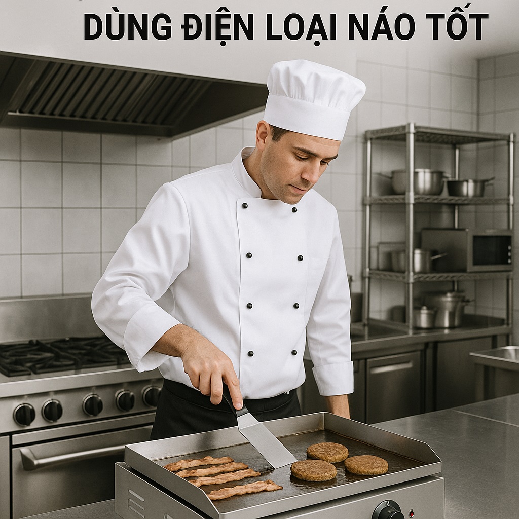 Kinh nghiệm mua bếp chiên phẳng điện loại nào tốt cho năm 2025 Kinh nghiệm mua bếp chiên phẳng điện loại nào tốt cho năm 2025