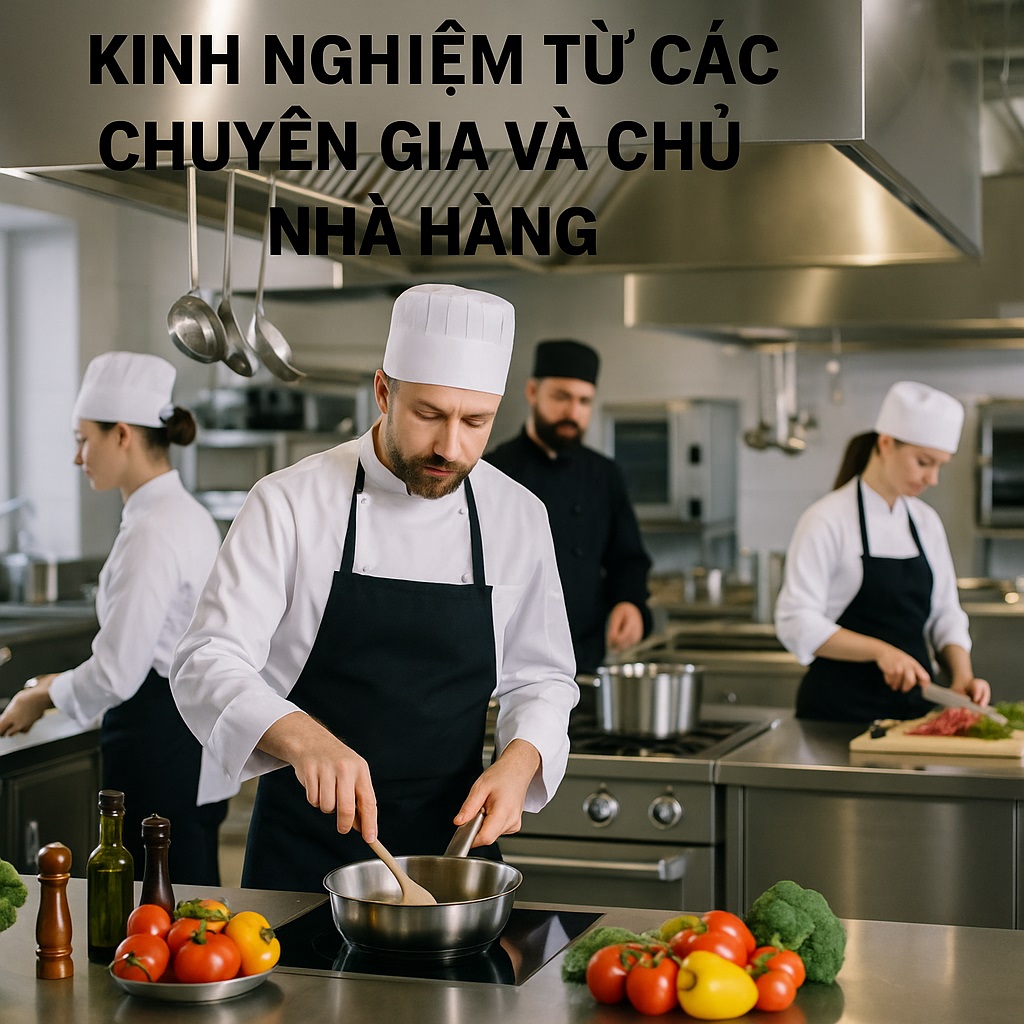 Kinh nghiệm từ các chuyên gia và chủ nhà hàng Kinh nghiệm từ các chuyên gia và chủ nhà hàng