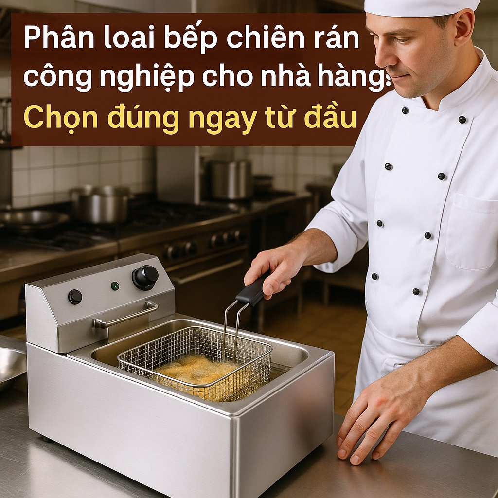 Phân loại bếp chiên rán công nghiệp cho nhà hàng Phân loại bếp chiên rán công nghiệp cho nhà hàng