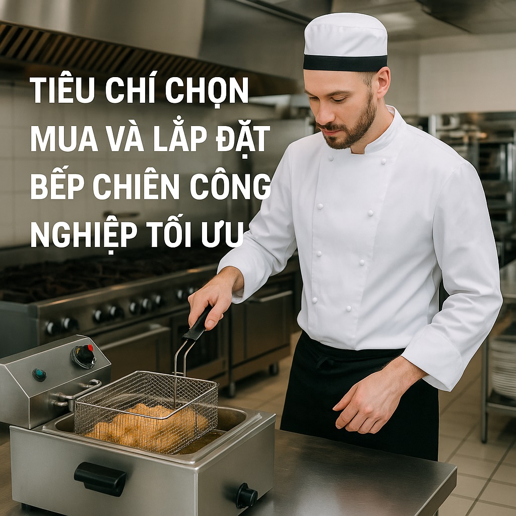 Tiêu chí chọn mua và lắp đặt bếp chiên công nghiệp tối ưu Tiêu chí chọn mua và lắp đặt bếp chiên công nghiệp tối ưu