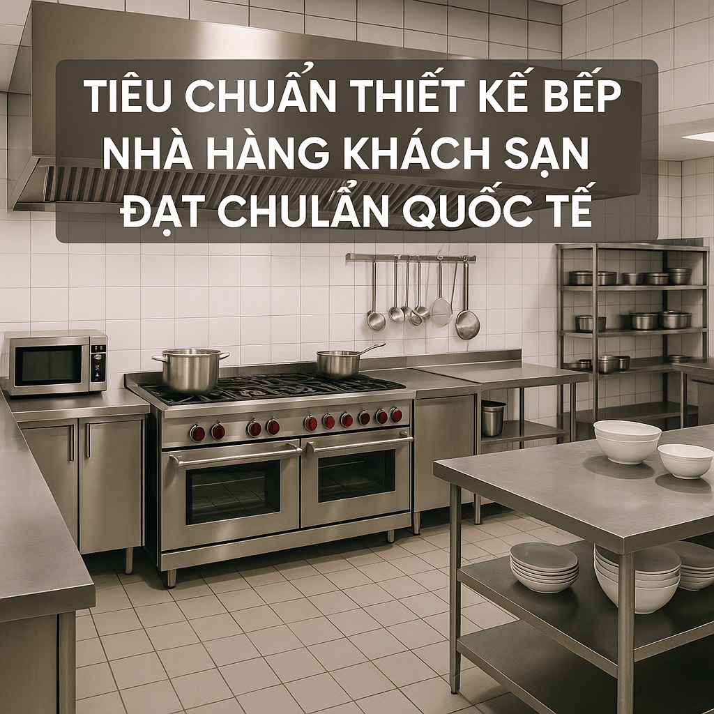 Tiêu chuẩn thiết kế bếp nhà hàng khách sạn đạt chuẩn quốc tế