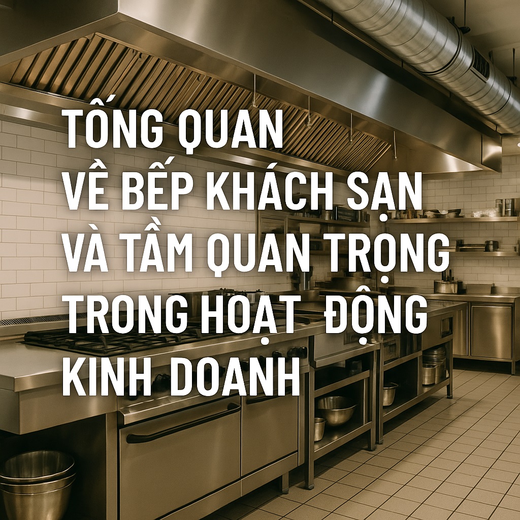 Tổng quan về bếp khách sạn và tầm quan trọng trong hoạt động kinh doanh
