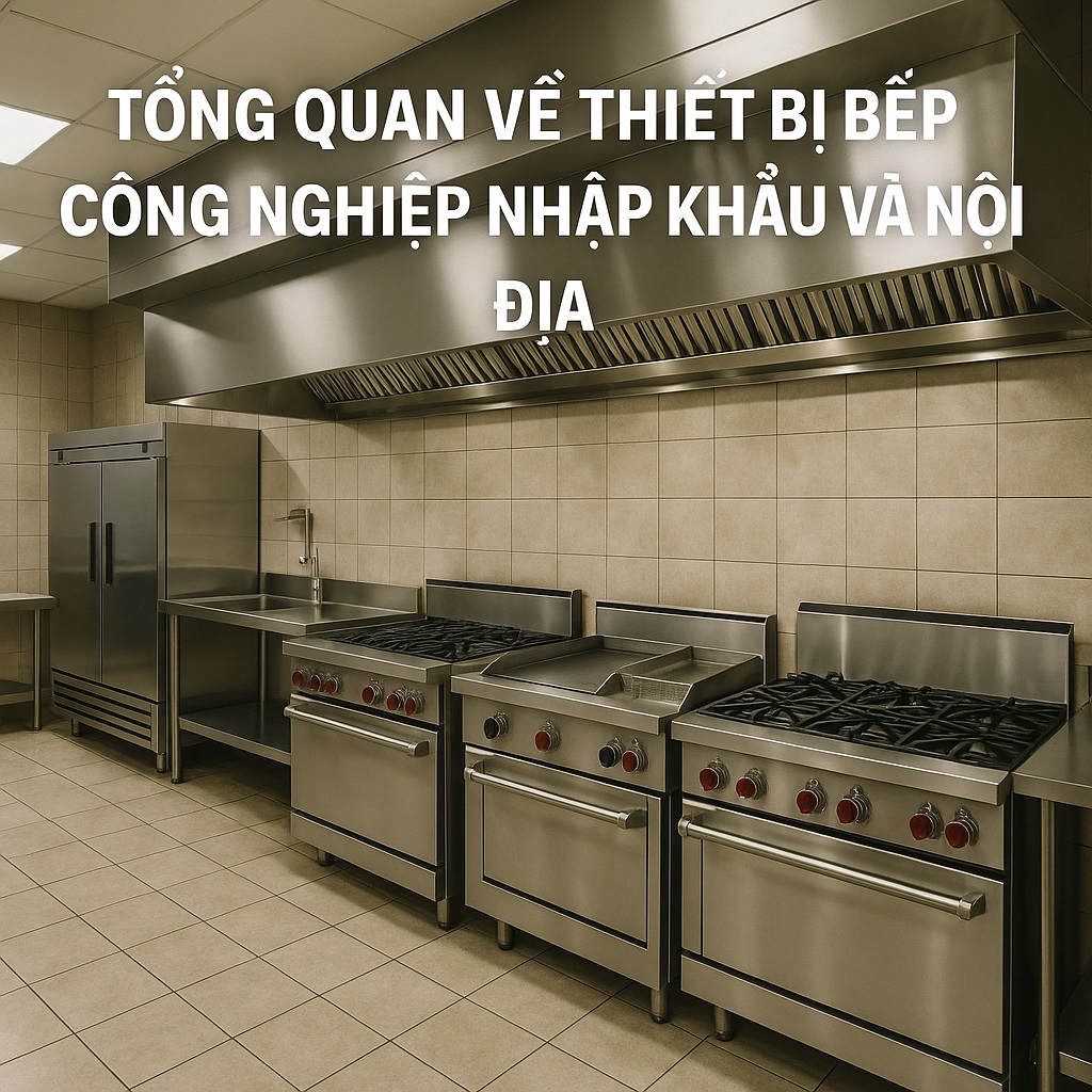 Tổng quan về thiết bị bếp công nghiệp nhập khẩu và nội địa Tổng quan về thiết bị bếp công nghiệp nhập khẩu và nội địa