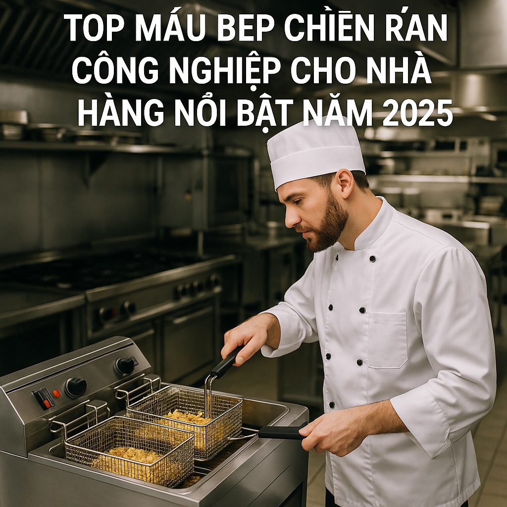 Top mẫu bếp chiên rán công nghiệp cho nhà hàng nổi bật năm 2025 Top mẫu bếp chiên rán công nghiệp cho nhà hàng nổi bật năm 2025