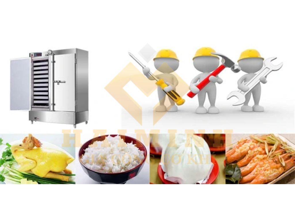 Tủ hấp cơm công nghiệp cho nhà hàng Tủ hấp cơm công nghiệp cho nhà hàng