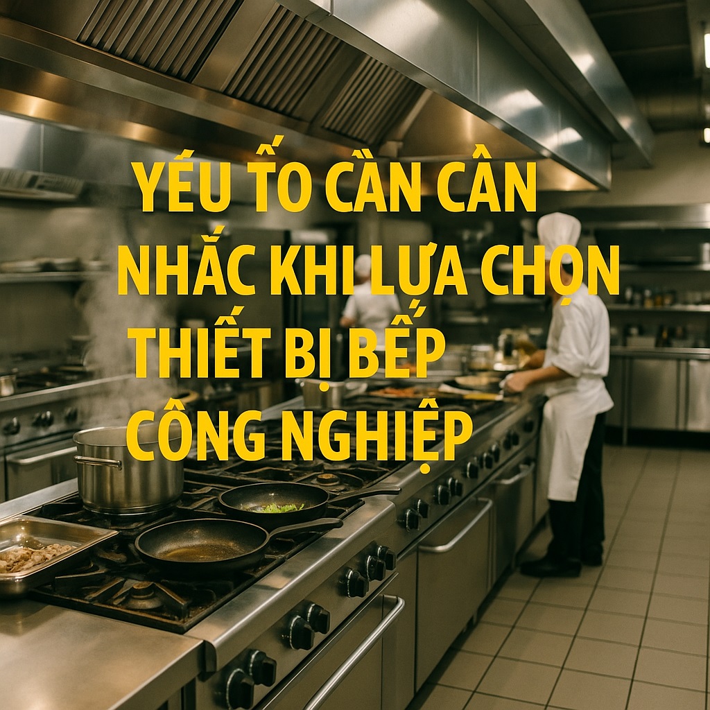 Yếu tố cần cân nhắc khi lựa chọn thiết bị bếp công nghiệp Yếu tố cần cân nhắc khi lựa chọn thiết bị bếp công nghiệp